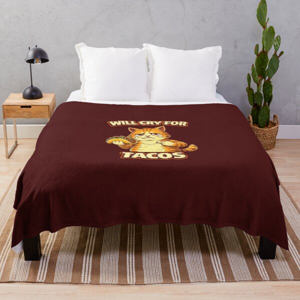 Item preview, Will Cry for Tacos Shirt – Funny Cat Taco Humor Tee designed and sold by johnExpress02.