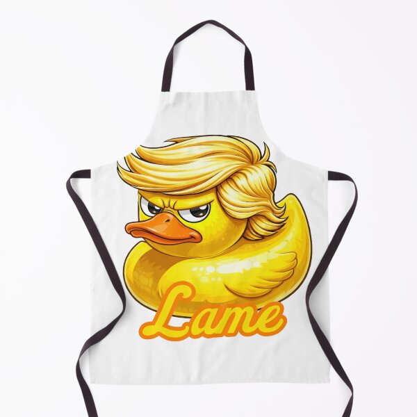 Item preview, “Lame Duck – Political Parody Duck with Combover” designed and sold by GreatBefore.