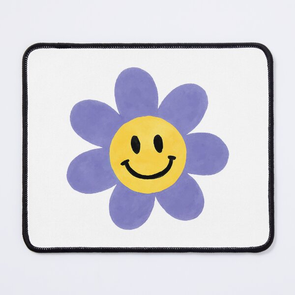 Item preview, Purple Smiley Flower, Girl Emoji Smile designed and sold by The KiwiNberries.