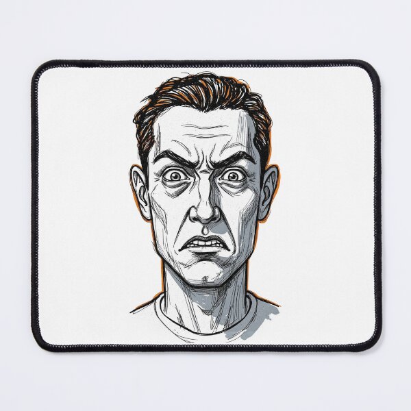 Item preview, Broken Mind | Emotional Face Sketch designed and sold by benikK.