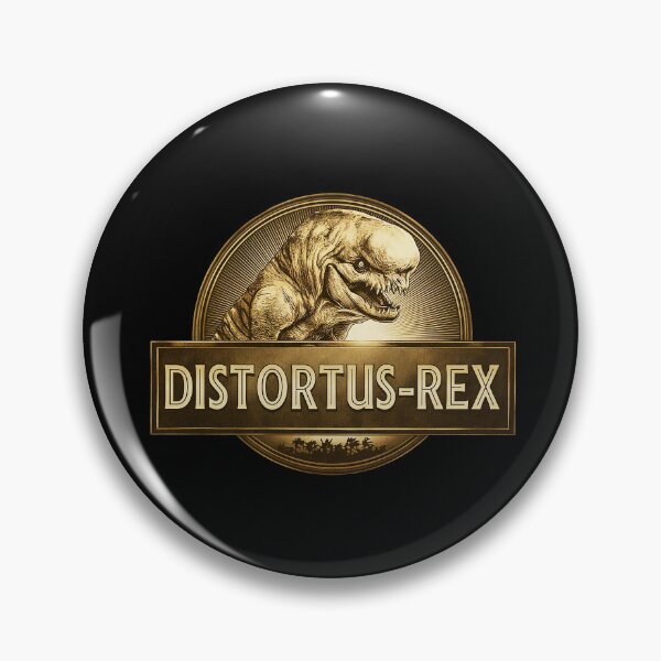 Item preview, Distortus Rex vintage logo designed and sold by Blck-Acid-Devil.