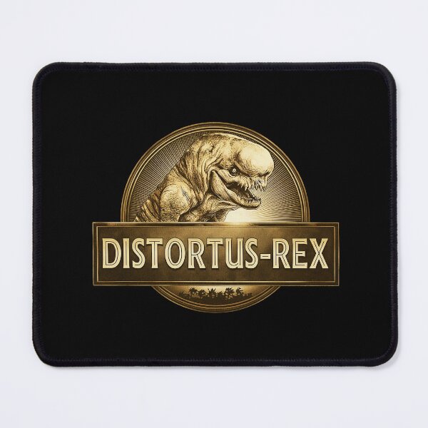 Item preview, Distortus Rex vintage logo designed and sold by Blck-Acid-Devil.