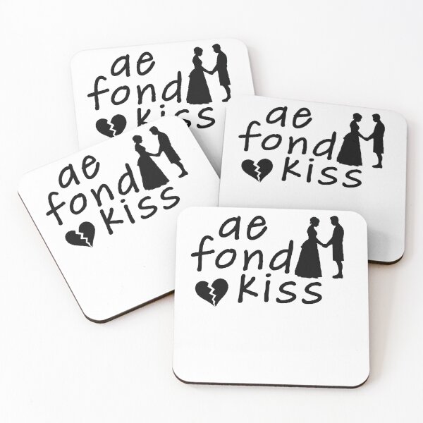 Item preview, Ae Fond Kiss T-Shirt - Robert Burns Romantic Poetry Quote designed and sold by Loom on the Loch.