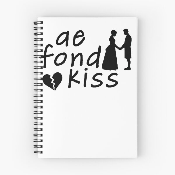 Item preview, Ae Fond Kiss T-Shirt - Robert Burns Romantic Poetry Quote designed and sold by Loom on the Loch.