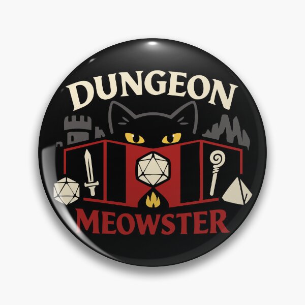 Item preview, Dungeon Meowster – Cat Dungeon Master DnD Design designed and sold by SKADIVIUM.