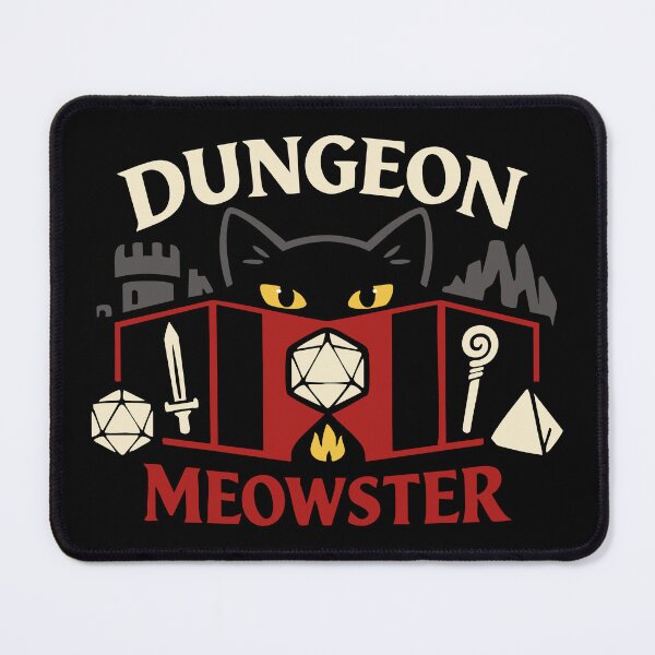 Item preview, Dungeon Meowster – Cat Dungeon Master DnD Design designed and sold by SKADIVIUM.