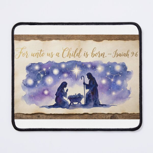 Item preview, For unto us a Child Born designed and sold by Velvetvig.