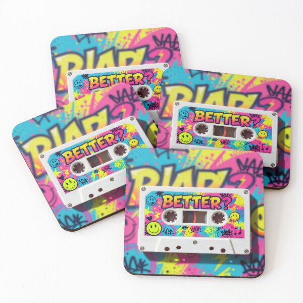 Item preview, Pop Graffiti Art Cassette Tape - Raw Expressive Audio Mixtape Art Print designed and sold by graphicsangels.