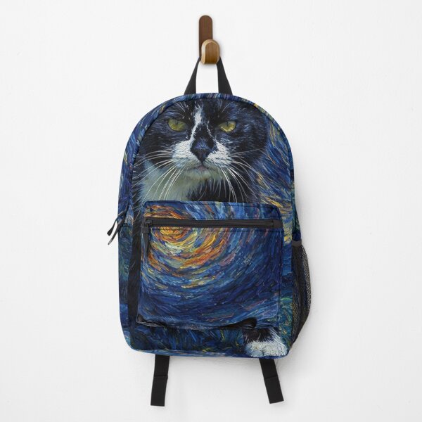 Item preview, Starry Black And White Cat designed and sold by Starry Night Creative Art.
