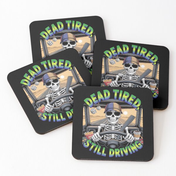 Item preview, Skeleton truck driver - haunted job parody - ghost vehicle - haunted truck - undead convoy - paranormal rig - cursed engine - cb radio ghost - haunted highway - urban legend trucker designed and sold by JansenGS.