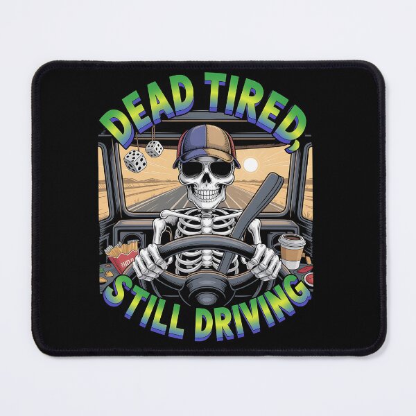 Item preview, Skeleton truck driver - haunted job parody - ghost vehicle - haunted truck - undead convoy - paranormal rig - cursed engine - cb radio ghost - haunted highway - urban legend trucker designed and sold by JansenGS.