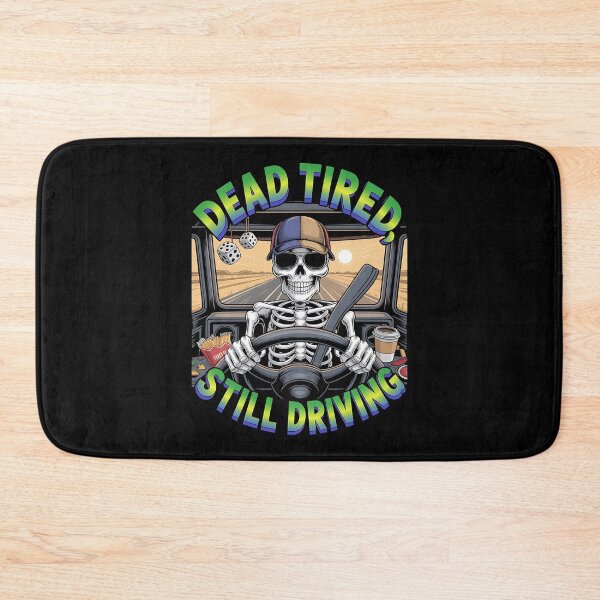 Item preview, Skeleton truck driver - haunted job parody - ghost vehicle - haunted truck - undead convoy - paranormal rig - cursed engine - cb radio ghost - haunted highway - urban legend trucker designed and sold by JansenGS.