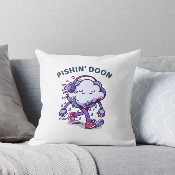 Item preview, PISHIN' DOON  - Scottish Slang Rainy Day Character Illustration designed and sold by TalkTee Me.