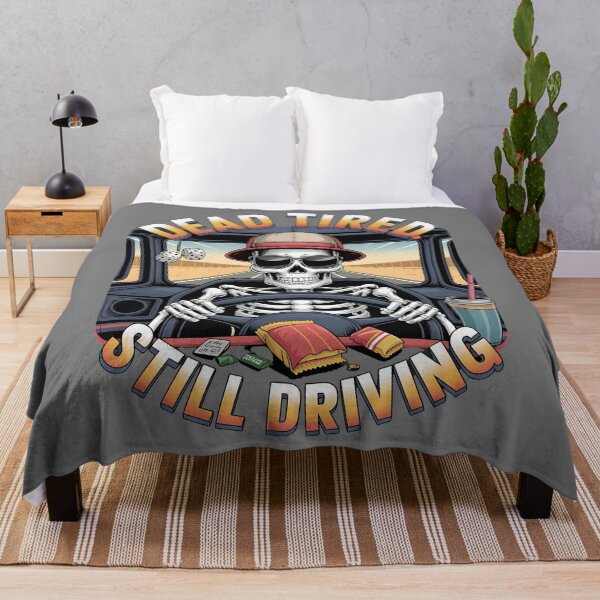 Item preview, Skeleton truck driver - diesel humor - afterlife road trip - eternal road - skeleton road warrior - undead trucker journey - ghost road shirt - truck stop ghost stories designed and sold by JansenGS.
