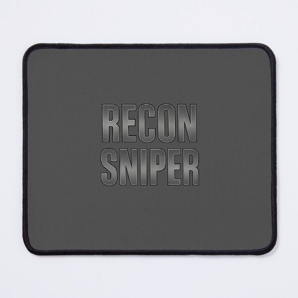 Item preview, Battlefield Game Inspired Recon Sniper Metallic Slogan designed and sold by Sellcooldesigns.