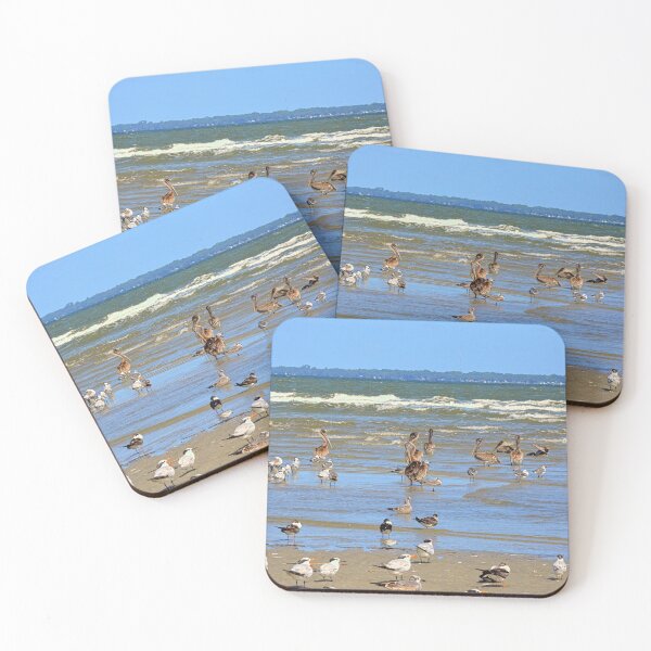 Item preview, Flock of Birds on Hilton Head Beach designed and sold by LisaWootenPhoto.