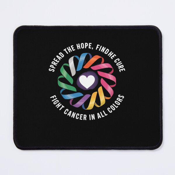 Item preview, Fight Cancer in All and Every Color Flower Ribbon Heart Love  designed and sold by MicanCuteStore.