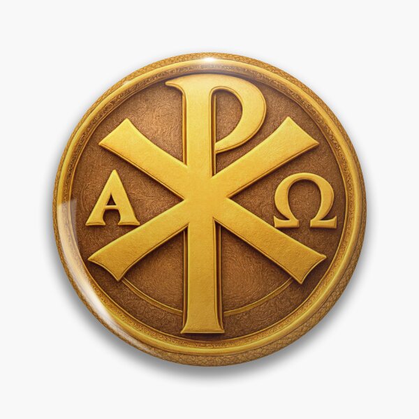Item preview, Constantine the great symbol chi-rho designed and sold by historyandmore.
