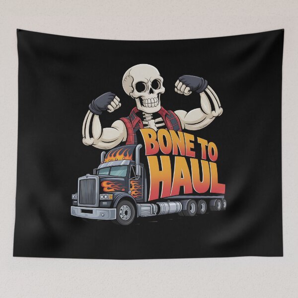 Item preview, Skeleton truck driver - haunted job parody - ghost vehicle - haunted truck - undead convoy - paranormal rig - cursed engine - cb radio ghost - haunted highway - urban legend trucker designed and sold by JansenGS.