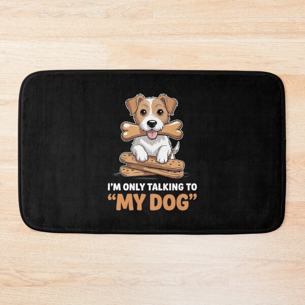 Item preview, I'm Only Talking To My Dog Today - Dog Lover Puppy 4  designed and sold by lilLilaBatArt.