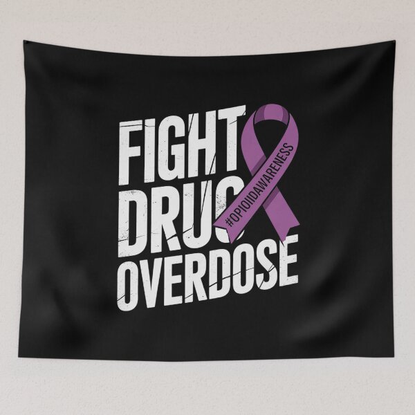 Item preview, Fight Drug Overdose Opioid Awareness  designed and sold by CombatTask.