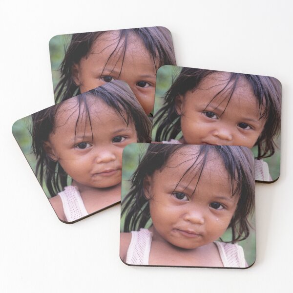 Item preview, Young Filippino lady. kids portrait cute girls faces designed and sold by JonDelorme.