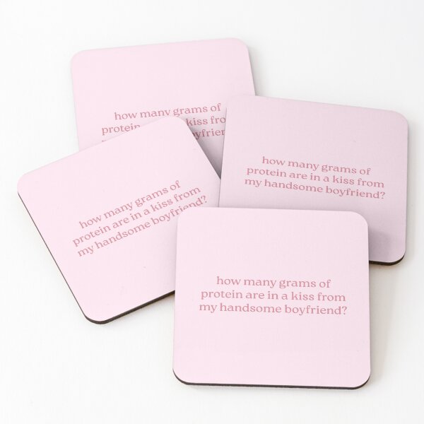 Item preview, how many grams of protein are in a kiss from my handsome boyfriend? designed and sold by Luxette.