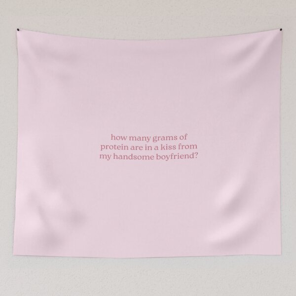 Item preview, how many grams of protein are in a kiss from my handsome boyfriend? designed and sold by Luxette.