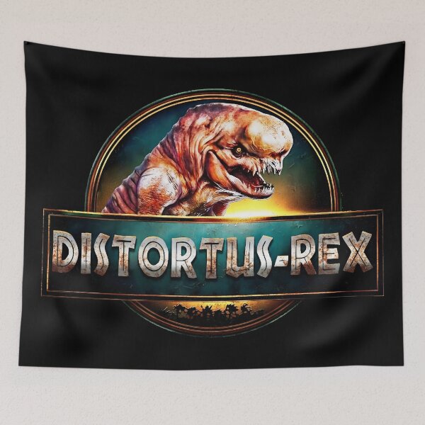 Item preview, distortus rex jurassic rust logo  designed and sold by Blck-Acid-Devil.