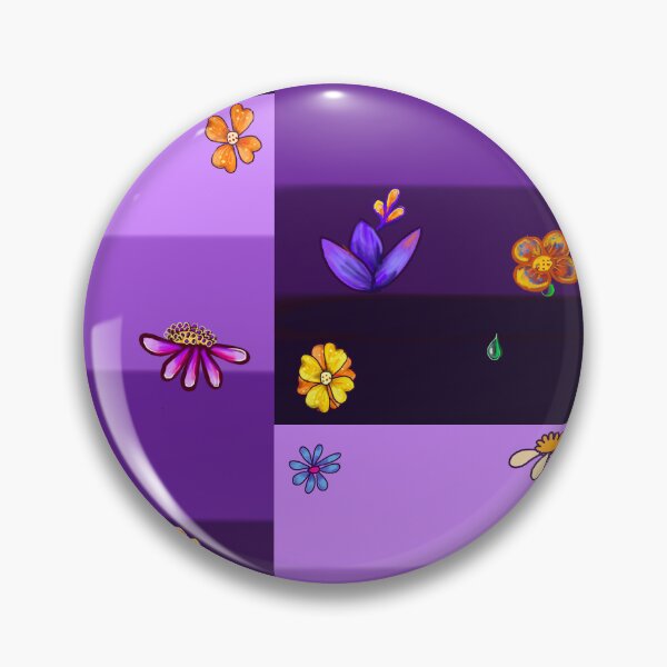 Item preview, Purple gradient with flowers - Fantasy Dreamy cottage core aesthetic  designed and sold by Artonmytee.