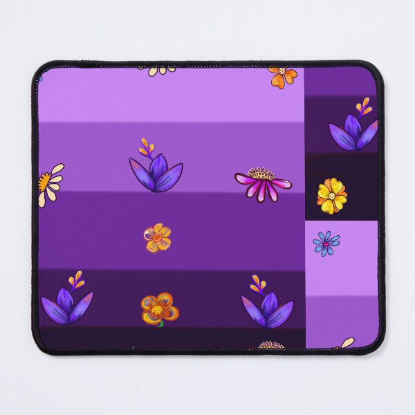 Item preview, Purple gradient with flowers - Fantasy Dreamy cottage core aesthetic designed and sold by Artonmytee.