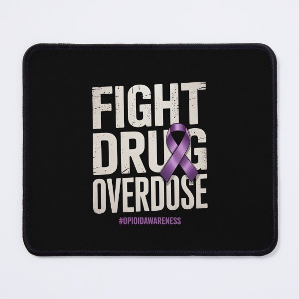 Item preview, Fight Drug Overdose Opioid Awareness Purple Ribbon Support  designed and sold by MicanCuteStore.