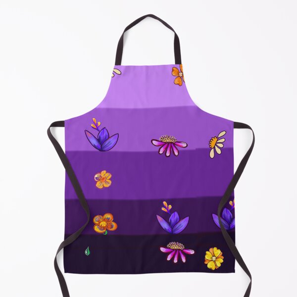 Item preview, Purple gradient with flowers - Fantasy Dreamy cottage core aesthetic  designed and sold by Artonmytee.