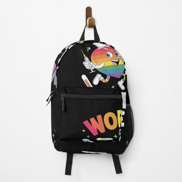 Item preview, Working The Pole Nurse LGBT-Q Gay Pride Rainbow Nursing RN designed and sold by MythWoot.