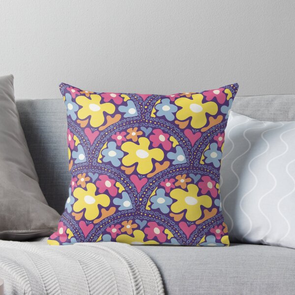 Item preview, Summer flower seamless pattern, summer vibes, retro pattern, textile  clothing pattern, abstract shape flowers, decorative ornament designed and sold by NatalkaP.