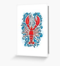 Red Lobster Greeting Card