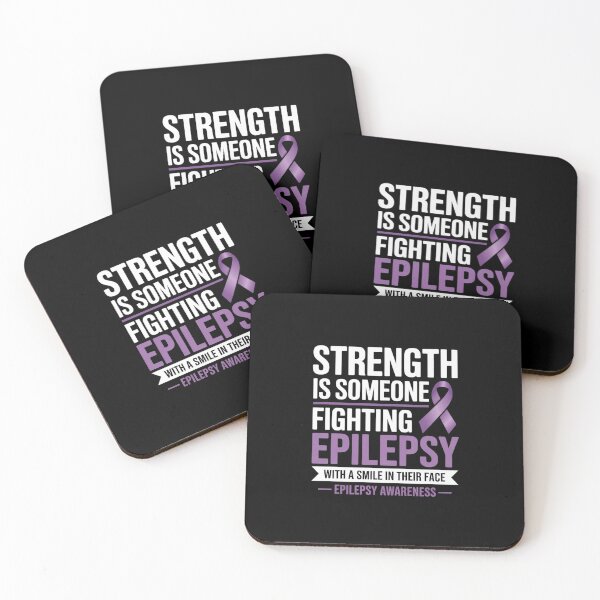 Item preview, Fighting Epilepsy with a Smile, Epilepsy Awareness  designed and sold by MicanCuteStore.
