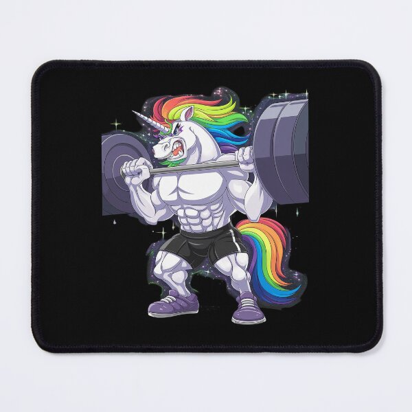 Item preview, Workout Unicorn Deadlift Gym Fitness Weightlifting Women designed and sold by PowAcademy.