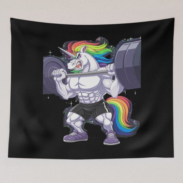Item preview, Workout Unicorn Deadlift Gym Fitness Weightlifting Women   designed and sold by PowAcademy.