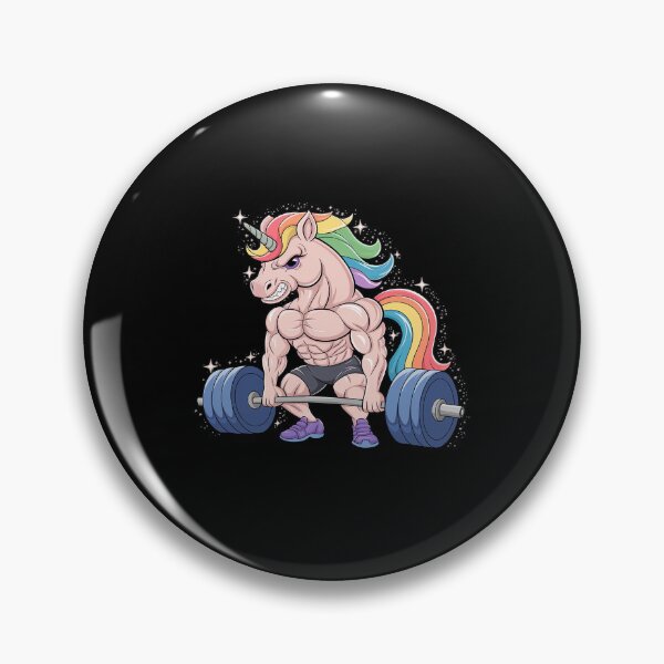 Item preview, Workout Unicorn Deadlift Gym Fitness Weightlifting Women Men designed and sold by MythWoot.
