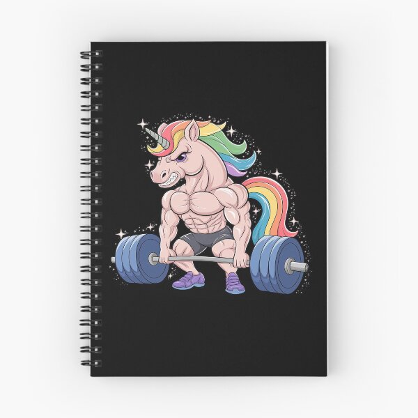 Item preview, Workout Unicorn Deadlift Gym Fitness Weightlifting Women Men designed and sold by MythWoot.
