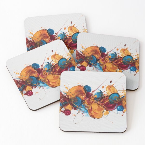 Item preview, Colorful Abstract Swirls and Splashes designed and sold by lautir.