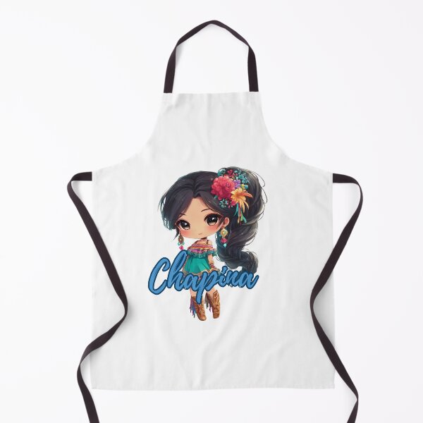 Item preview, Chapina – Cute Chibi Guatemalan Girl Art designed and sold by Cafecito & Cultura.
