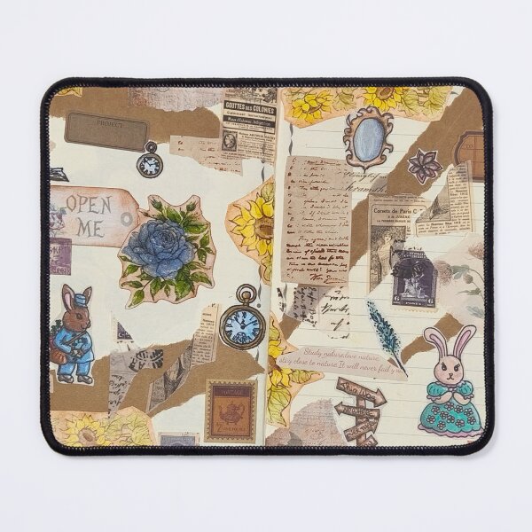 Item preview, scrapbooking art bunny postman vintage designed and sold by ReikahVe.