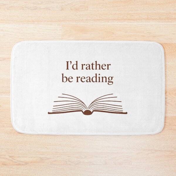 Item preview, I'd rather be reading, book lover designed and sold by YvkafromPoland.