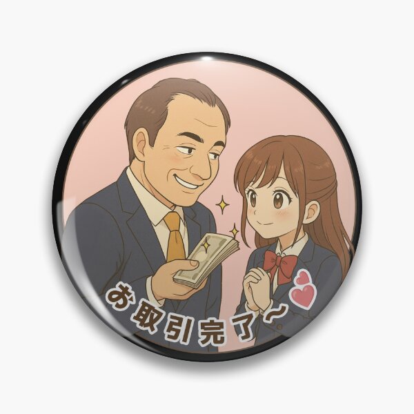 Item preview, お取引完了 (Deal Complete) — Ai Himeno (Papa-katsu Series) designed and sold by Mog Mog Eatalot – Tokyo x A’dam Mashup.