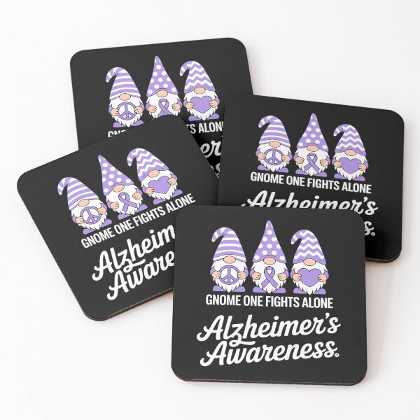 Item preview, Gnome One Fights Alone Alzheimer's Awareness Month  designed and sold by CombatTask.