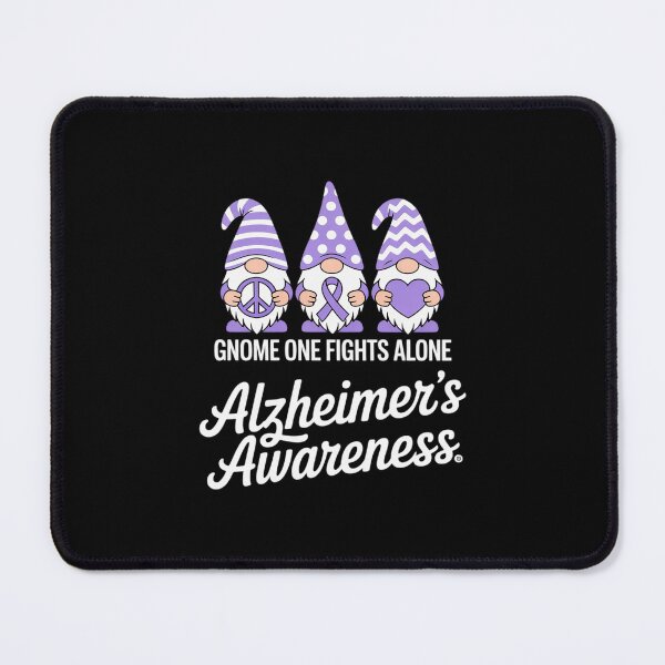 Item preview, Gnome One Fights Alone Alzheimer's Awareness Month designed and sold by CombatTask.