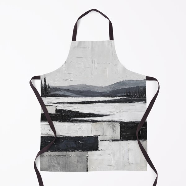 Item preview, Monochrome Landscape with Geometric Foreground designed and sold by lautir.