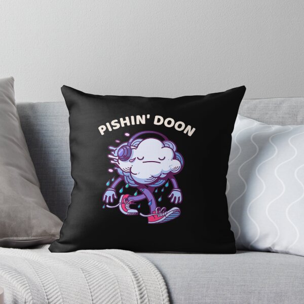 Item preview, PISHIN' DOON  - Scottish Slang Rainy Day Character Illustration designed and sold by TalkTee Me.
